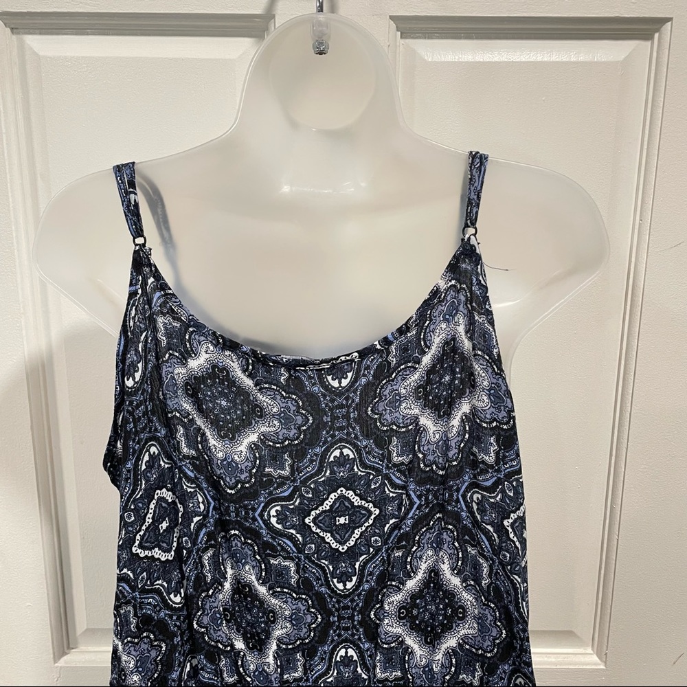 Women’s Ambiance Multi Colored Romper With Adjustable Straps - Picture 6 of 11